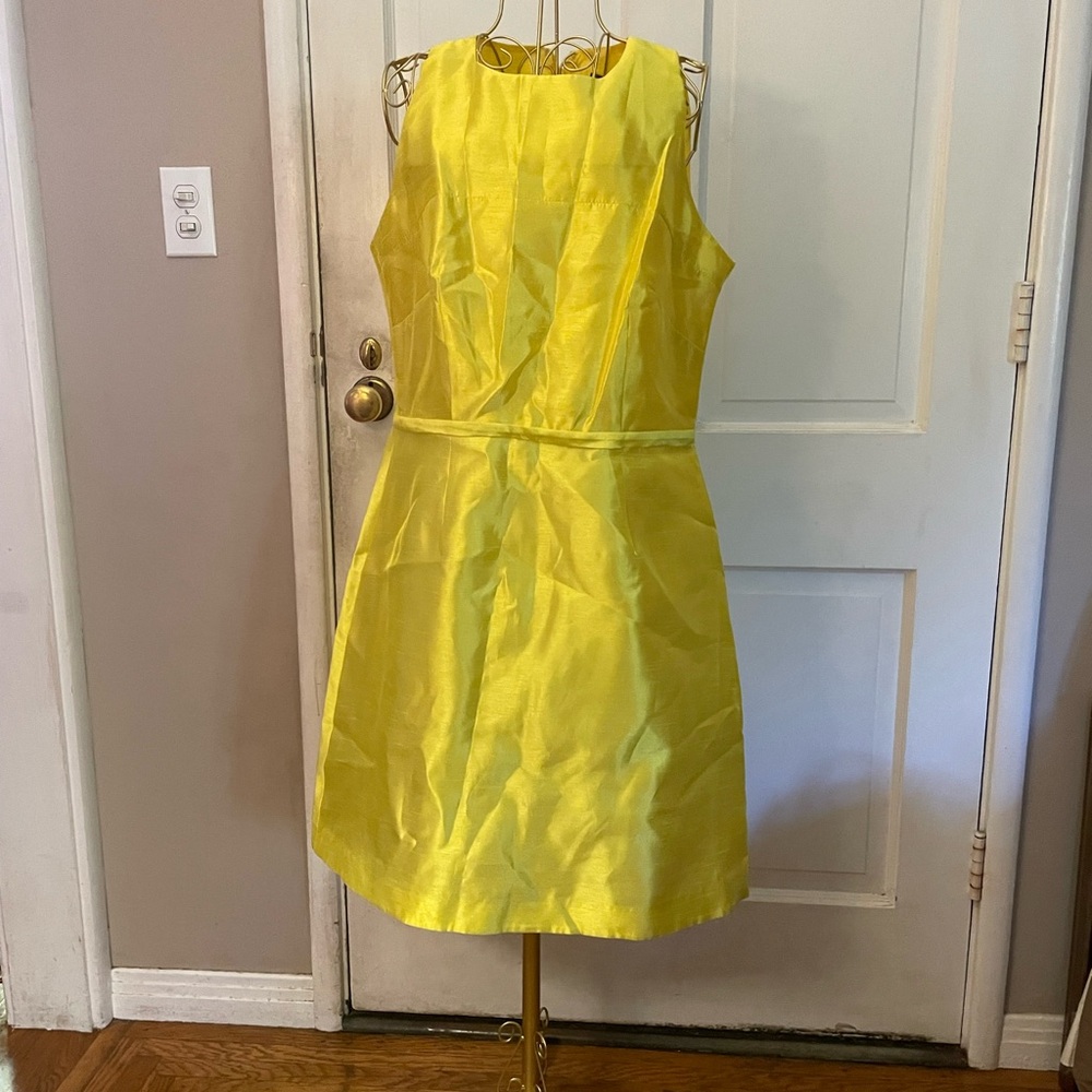 Dress in Taylor brand, yellow size 12. Gently used. Very good condition.